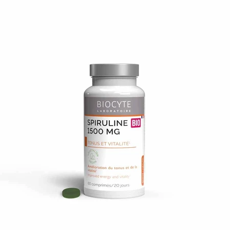 Biocyte Santé Spiruline 1500mg BIO 60 comprimés