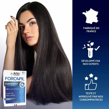 Arkopharma Forcapil Fortifying Hair and Nails Cheveux et Ongles Affaiblis 180 Capsules + 60 Free