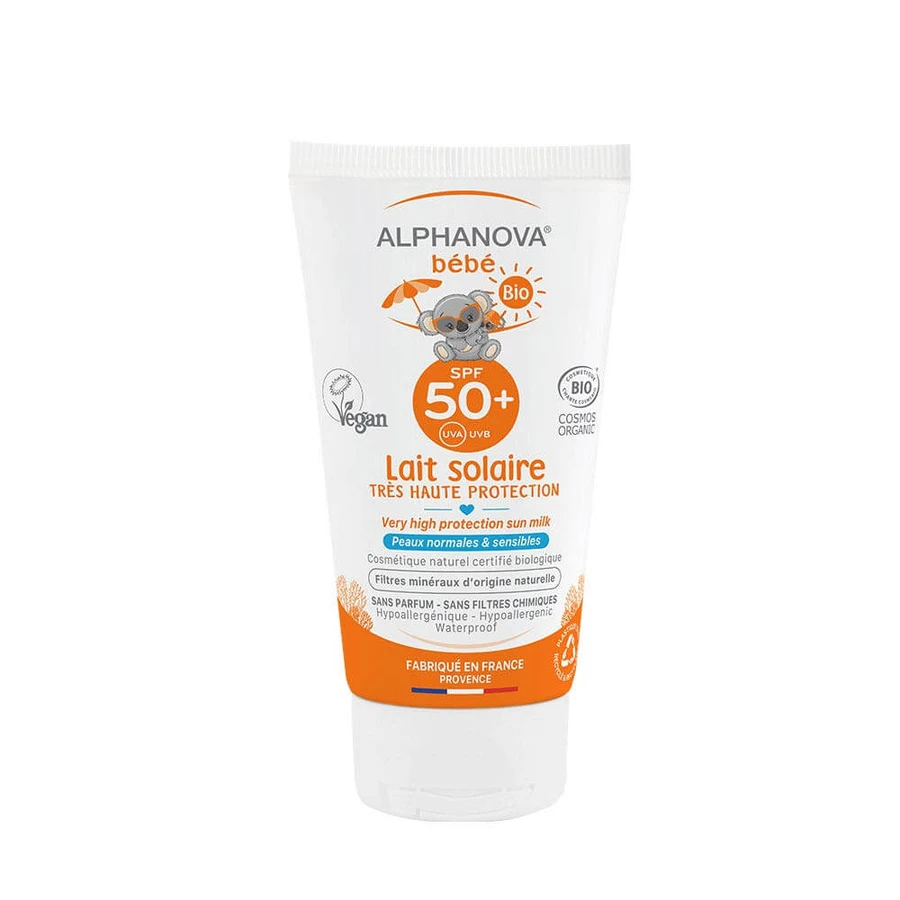 Alphanova Bébé Lait Solaire Tres Haute Protection Spf50+ Bio 50ml