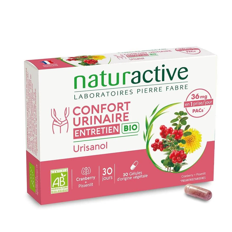 Naturactive Urisanol Urin-Komfort Wartung bio 30 Kapseln