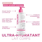 Topicrem Ultra-Hydratant Ultra-Hydrating Body Milk Sensitive and Dry Skin Peaux Sensibles Et Seches 500ml