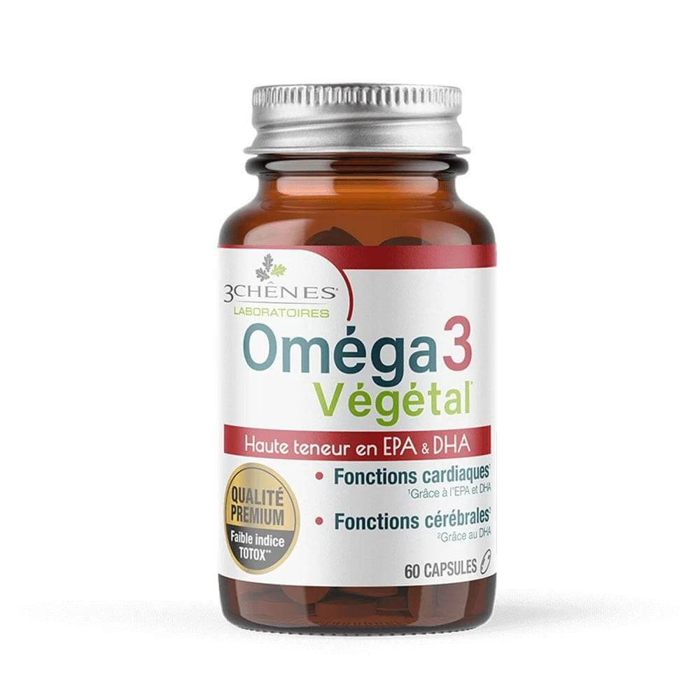 3 Chênes Omega 3 vegetarisch 60 Kapseln