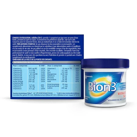 Bion3 Vitalitate 50+ x30 Tablete