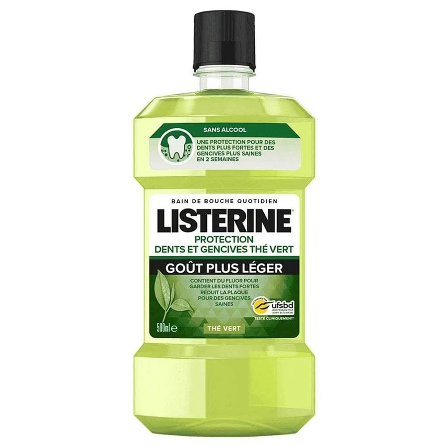 Listerine Bain de bouche bescherming deuken en genen gevoelig de vert 500ml