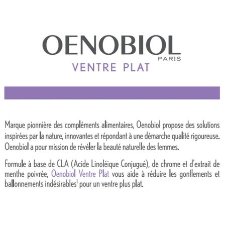Oenobiol Flat Belly 60 Capsule