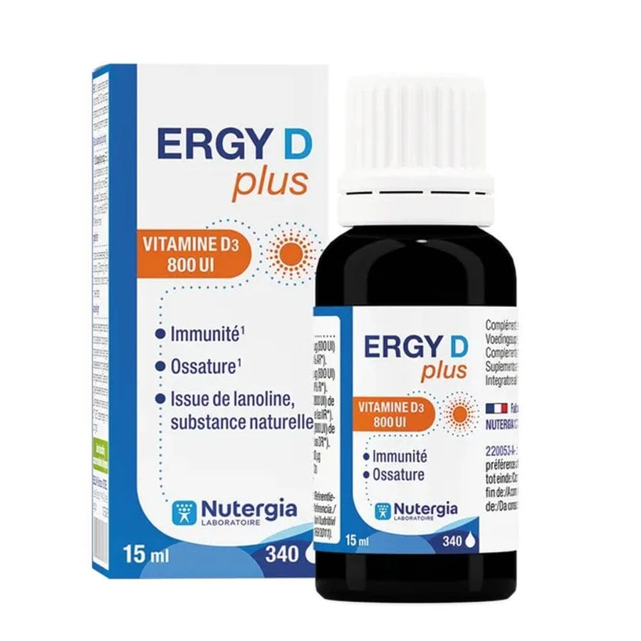 Nutergia Ergy D Plus Vitamine D3 800 IU 15ml