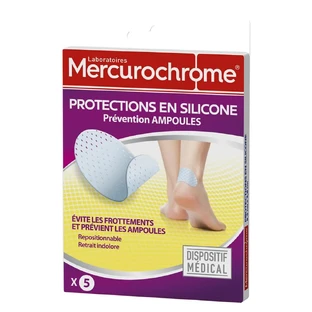 Mercurochrom-Silikon-Blisterschutzfolie x5