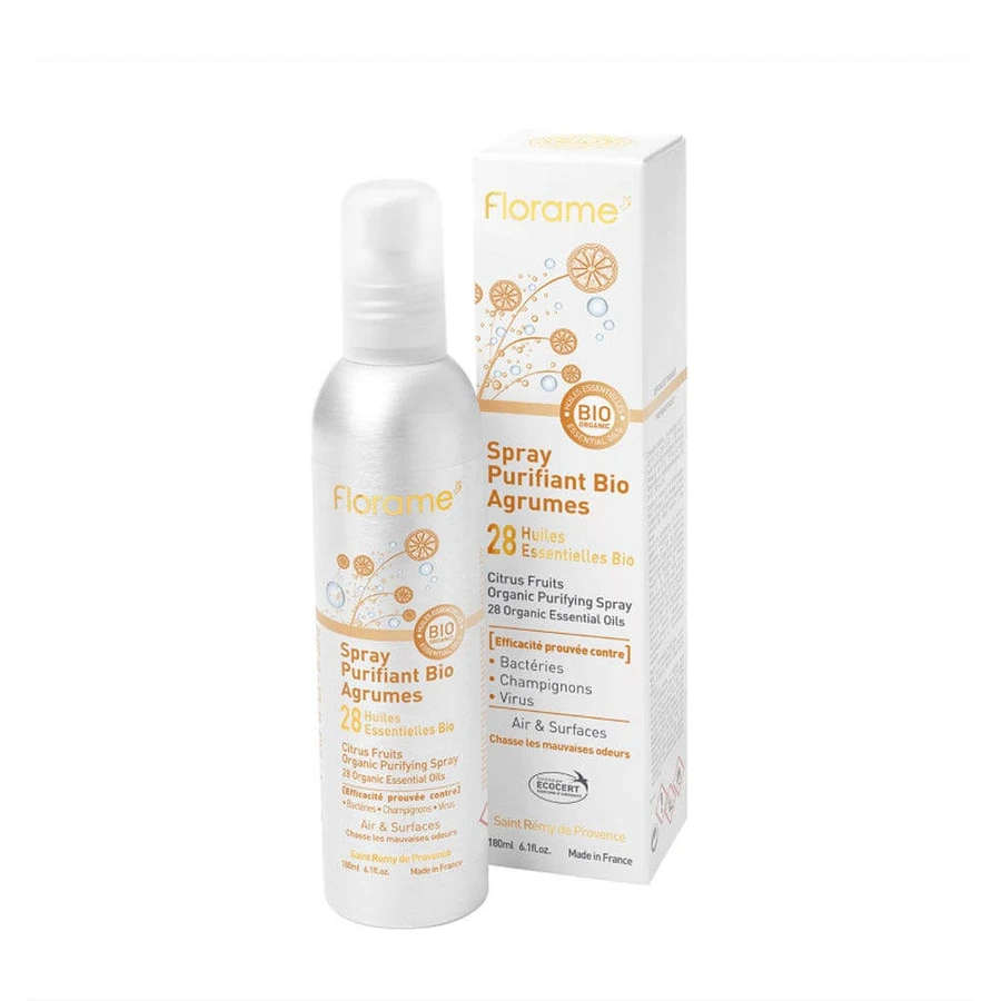 Florame Spray purificator cu citrice organice pentru aer și suprafețe 180 ml