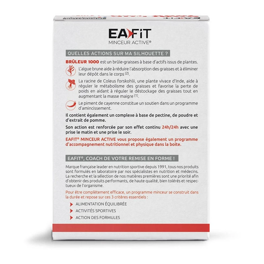Eafit 1000 Weight Loss Burners Day Night 60 Tablets