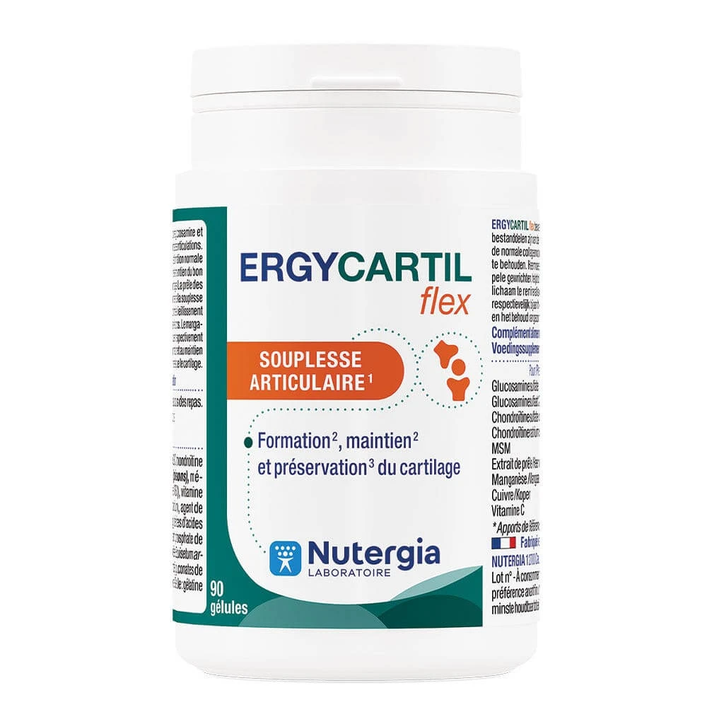 Nutergia Ergycartil Flex Gelenkbeweglichkeit und Flexibilität 90 Gele