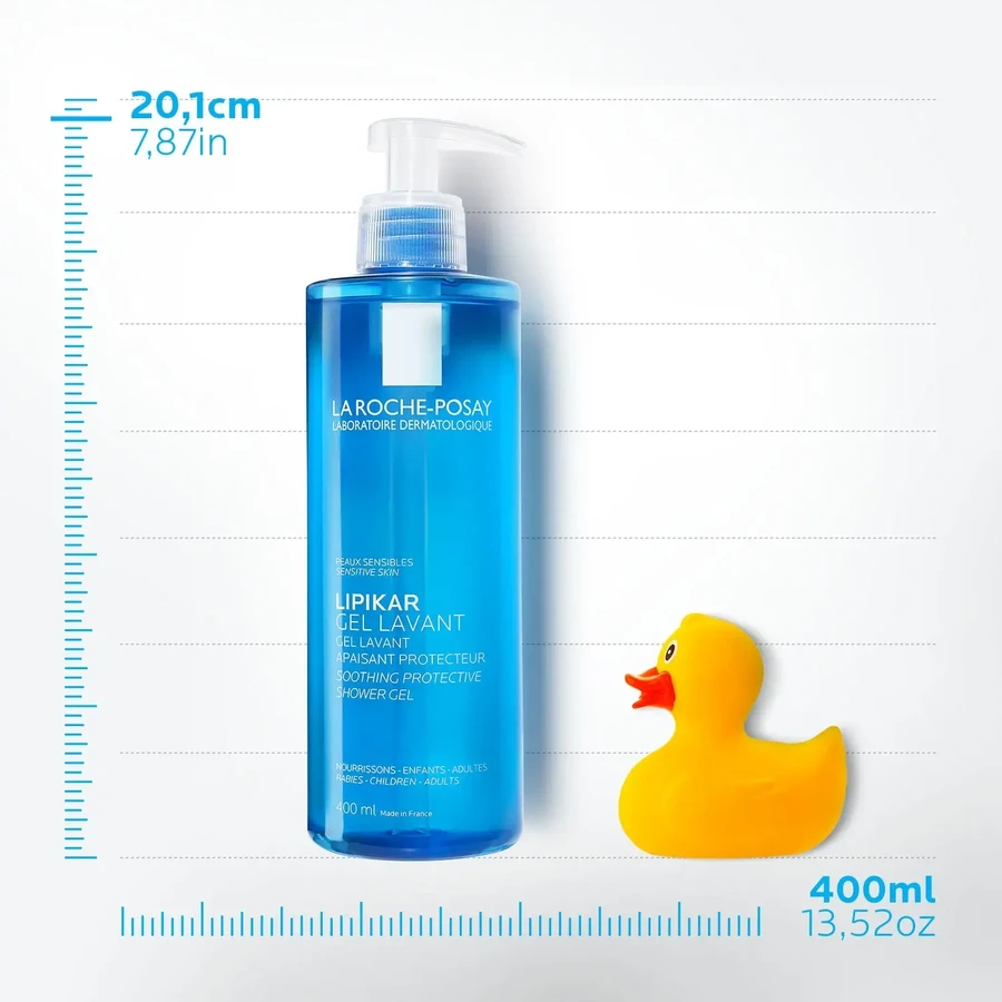 Lipikar Cleansing Gel, 1 L, for sensitive skin, La Roche-Posay
