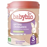 Babybio Optima 3 Wachstums-Milchpulver 10 Monate bis 3 Jahre 800g