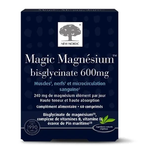 New Nordic Magnesium bisglycinate magic 60 comprimate