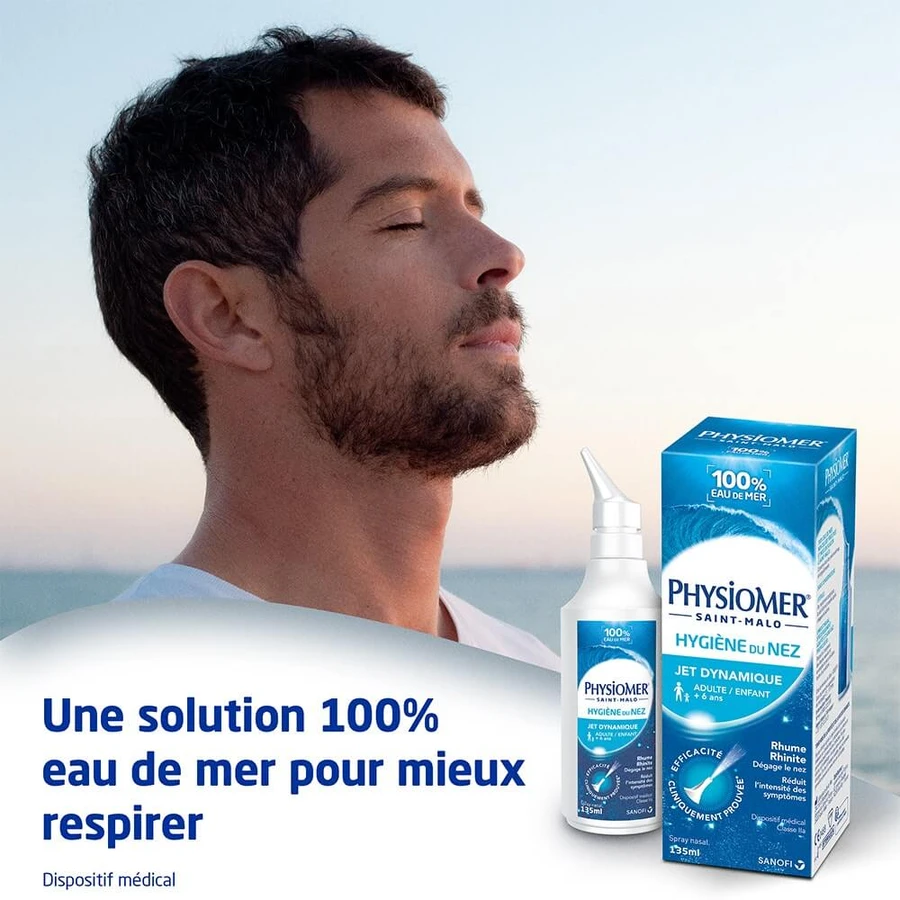 Physiomer Nose Hygiene Dynamic Jet dla dorosłych i dzieci 2x135ml: ceny i cechy