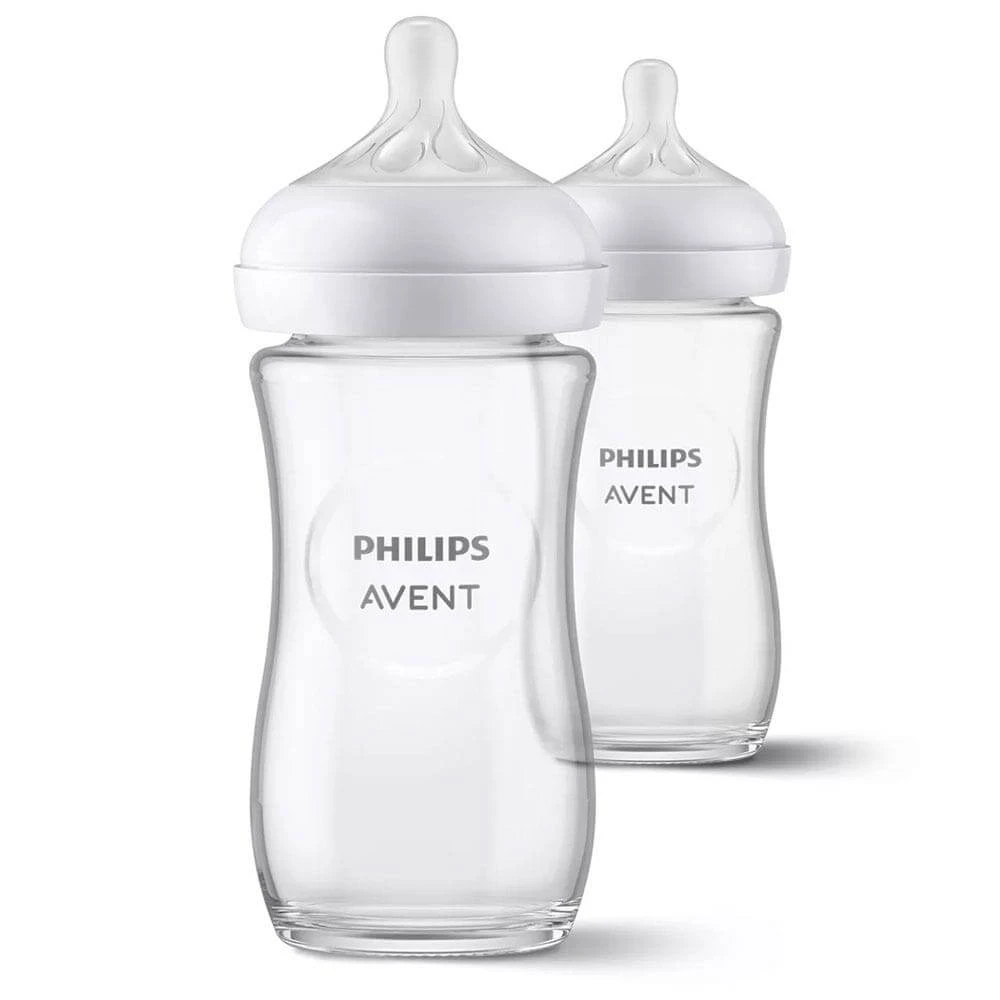 Avent Natural Response Glasflasche 1 Monat und mehr 2x240ml