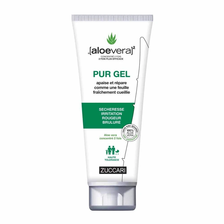Naturancia [aloevera]2 Zuccari Gel de Aloe Vera puro, sin pasteurizar, sin agua añadida 2x concentrado 200 ml