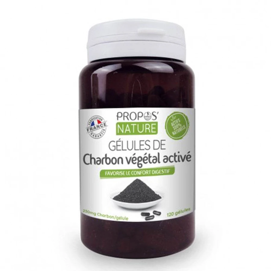 Propos'Nature Cărbune vegetal activat capsule x 120 capsule