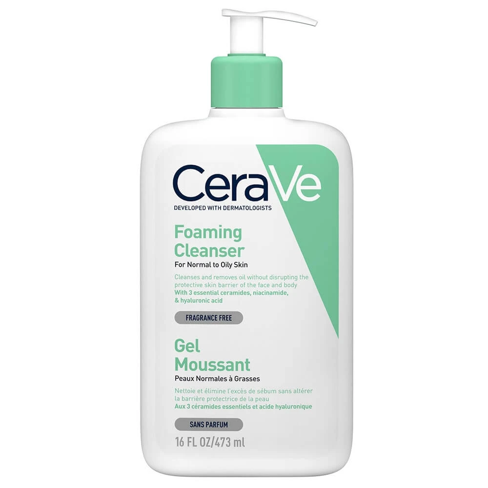 Cerave Facial Cleanser Foaming Gel für normale bis fettige Haut 473ml