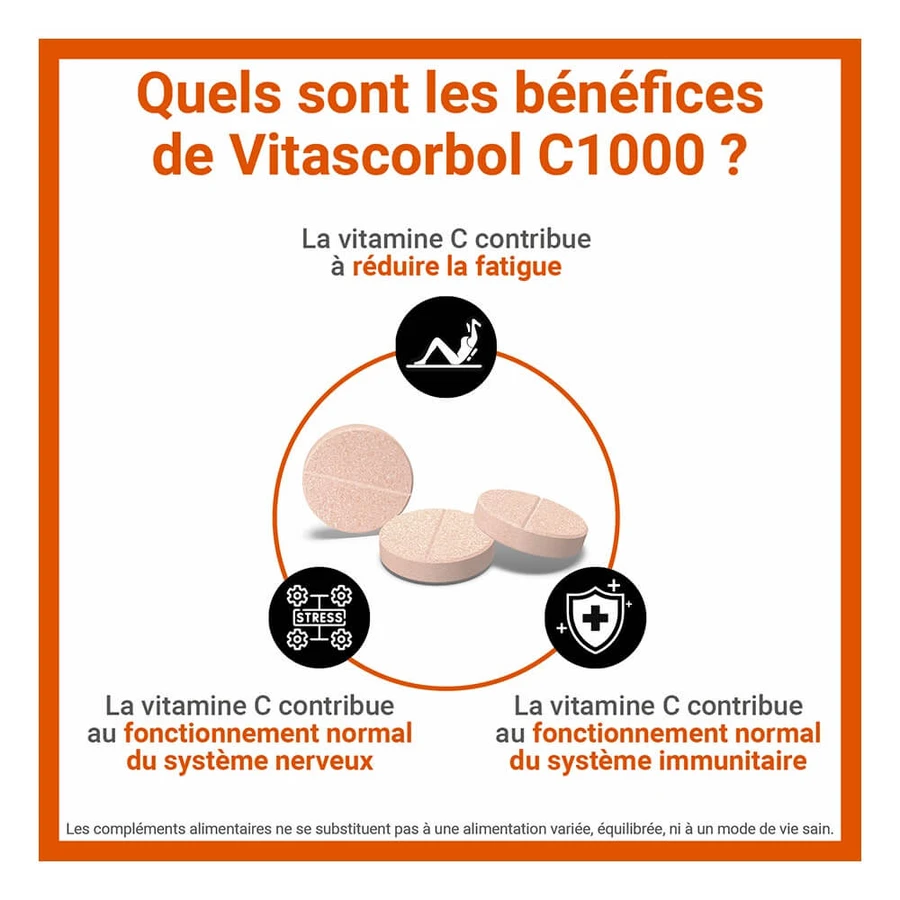 Vitascorbol Vitamine C1000 20 Brausetabletten