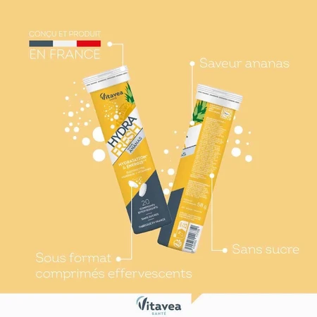 Vitavea Santé Roztwór izotoniczny Optymalizuje nawodnienie i energię 20 tabletek musujących: ceny i cechy