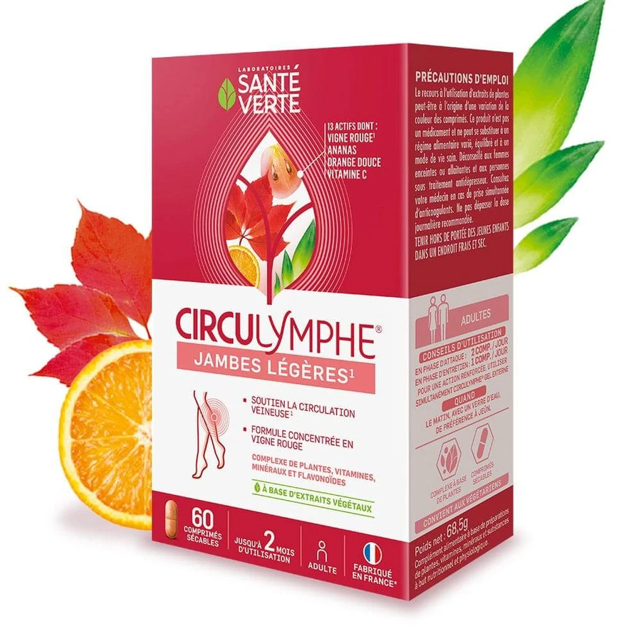 Sante Verte Circulymphe Venöse Durchblutung 60 Tabletten
