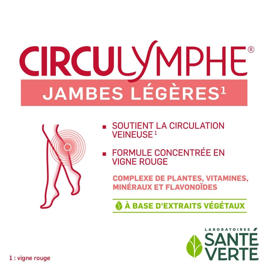 Sante Verte Circulymphe Venöse Durchblutung 60 Tabletten