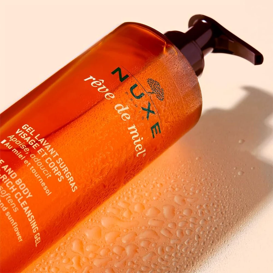 Nuxe Reve De Miel Gel lavante surgras Gesicht und Körper für trockene und empfindliche Haut 400ml