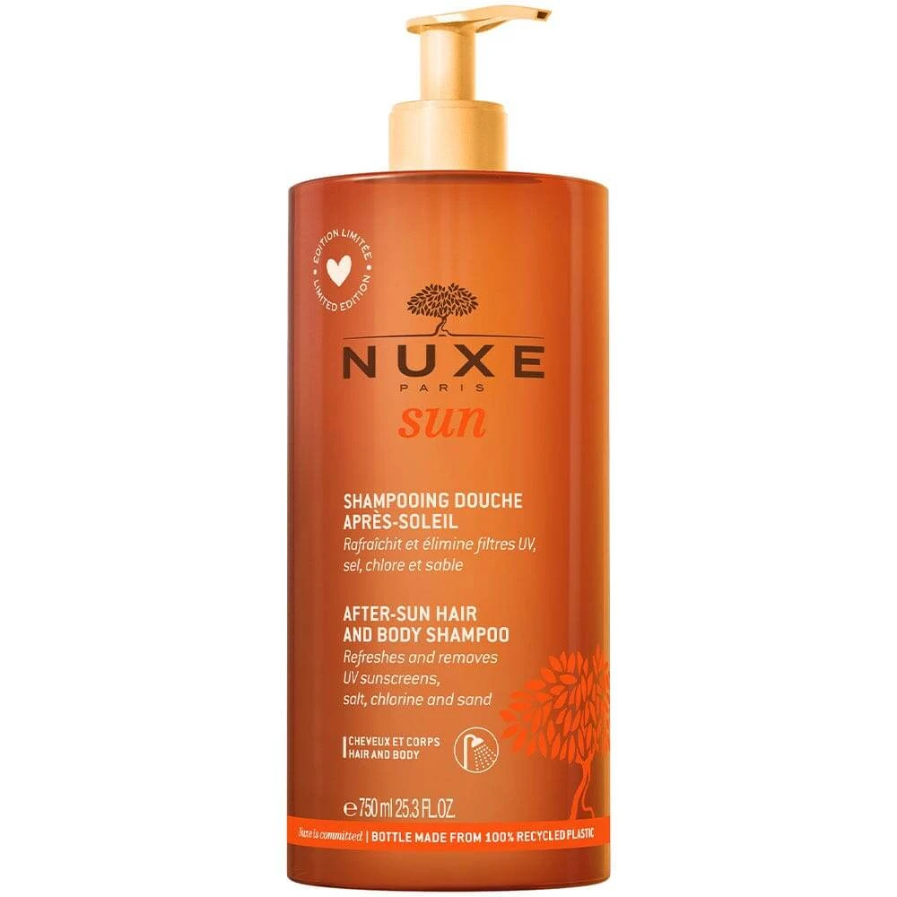 Nuxe Sun feuchtigkeitsspendende After-Sun Körper und Haar Dusche Shampoo 750ml