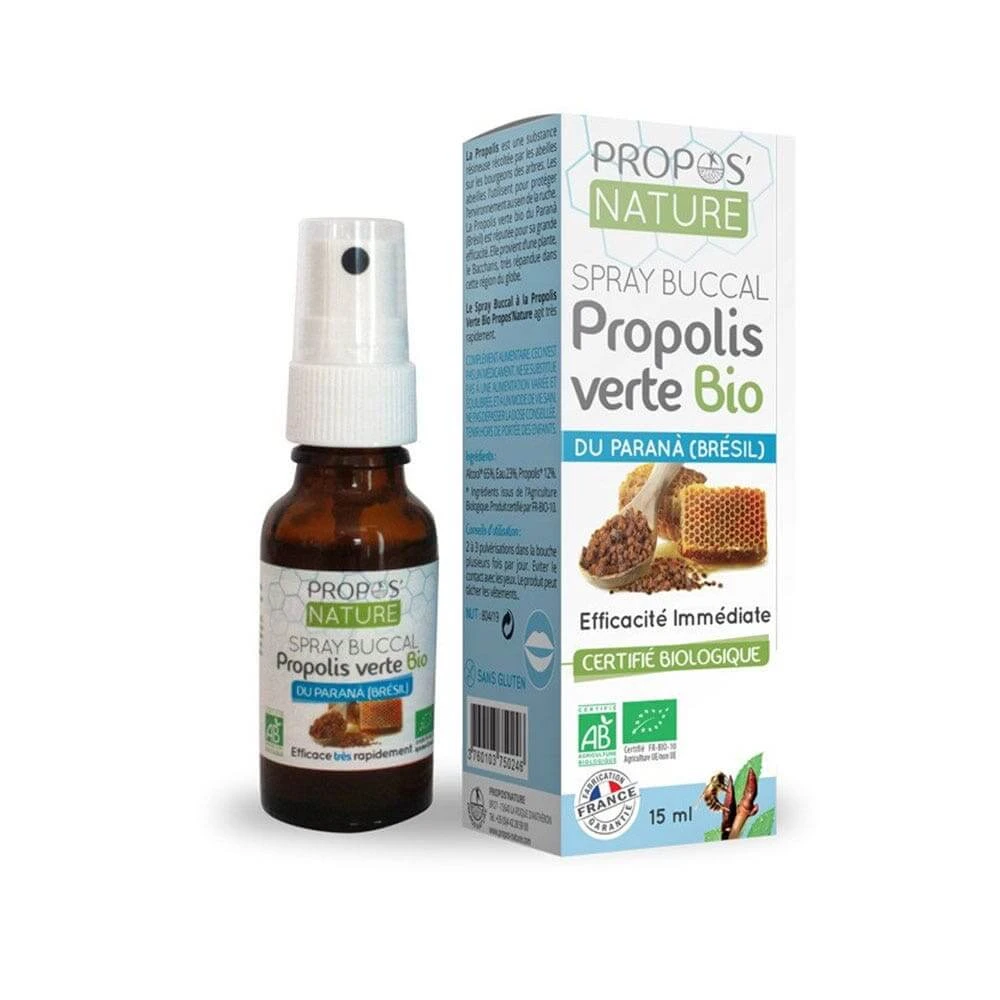 Propos'Nature Buccal Spray mit grünem Bio-Propolis 15ml