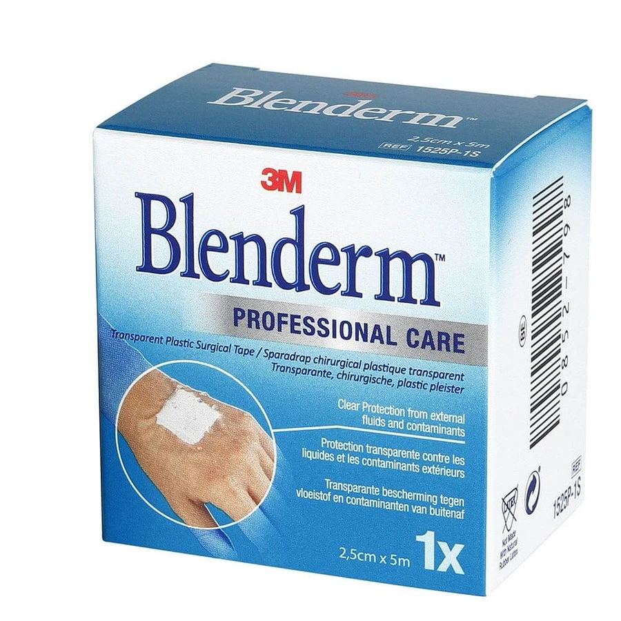 3M Blenderm Chirurgiepflaster Transparent 2,5cmx5m