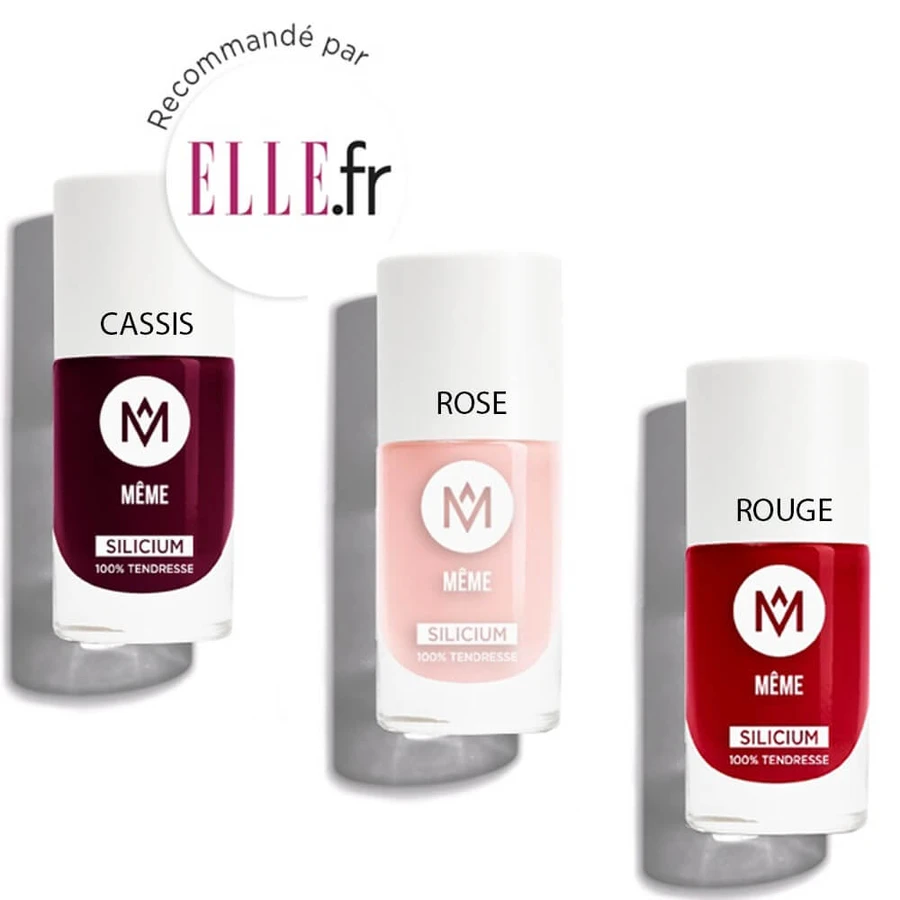 MÊME Vernis Couleur Au Silicium Pour Les Ongles Fragilises 10ml