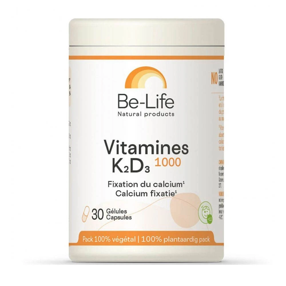 Be-Life Vitamine K2+D3 1000 30 gélules