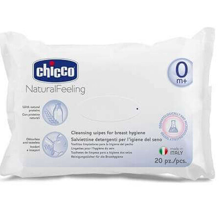 Șervetele umede pentru sâni, 68811, 20 bucăți, Chicco