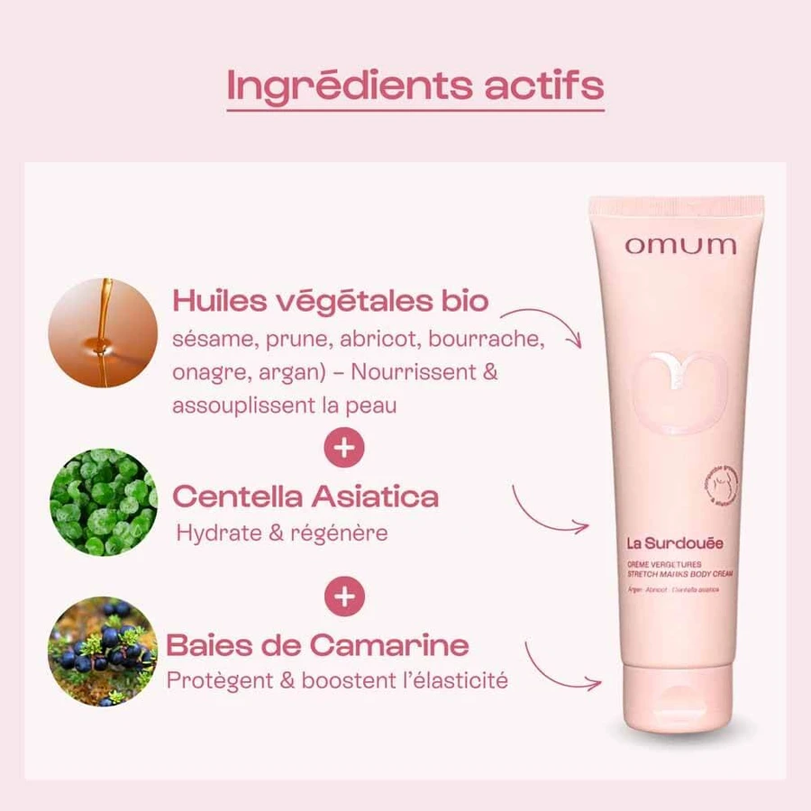 Omum anti-stretch mark cream La Surdouée 150 ml