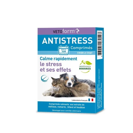 Vetoform Hund und Katze Kräuter-Anti-Stress-Tabletten 20 Tabletten