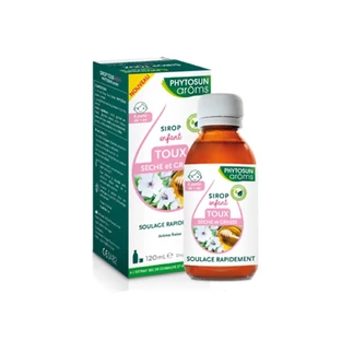 Phytosun Aroms Sirop aromatic pentru tuse uscată și cu wheezing la copii 120 ml