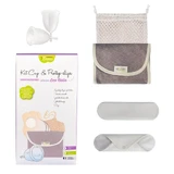 Les Tendances D'Emma Eco Libri Si Belle - căptușeală pentru chiloți + cupă menstruală