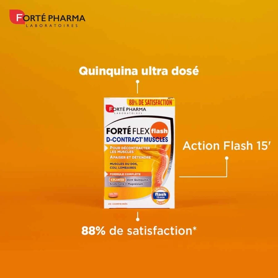 Forté Pharma Forté Flex D-Contract Muskel Soforthilfe 20 Tabletten