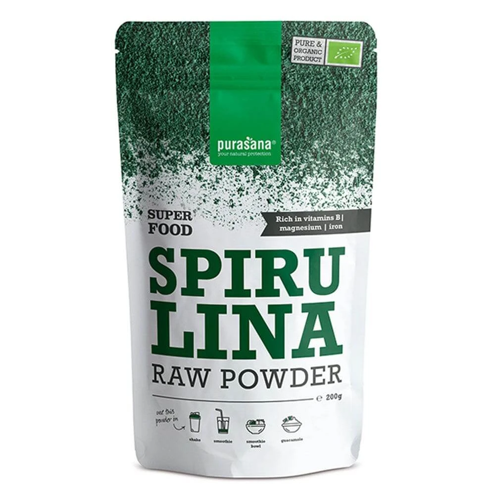 Purasana Bio Spirulina-Pulver 200 g