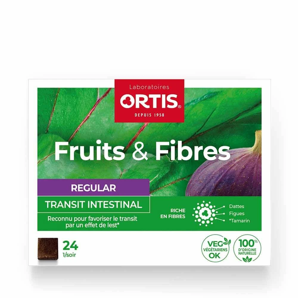 Ortis Obst & Ballaststoffe Regular Intestinal Transit 24 Würfel