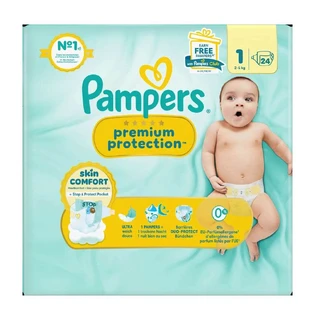 Pampers Premium Scutece mărimea 1 2-5 kg x24