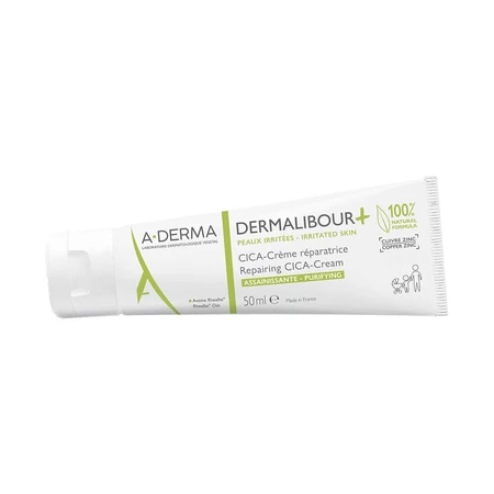 A-Derma Dermalibour+ CICA-Cream Restrukturierend Reinigend Irritierte Haut 50ml