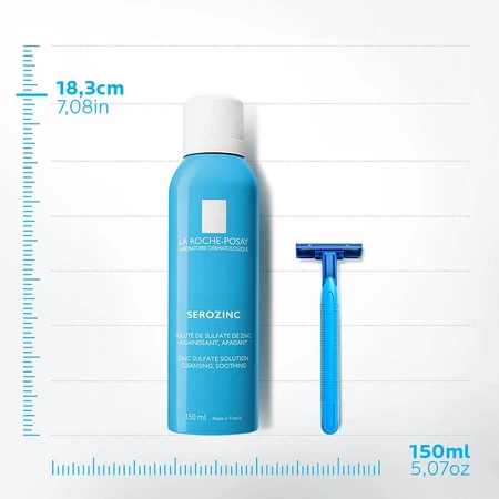 La Roche-Posay Serozinc Zuiverende en Verzachtende Oplossing met Zinksulfaat 150ml