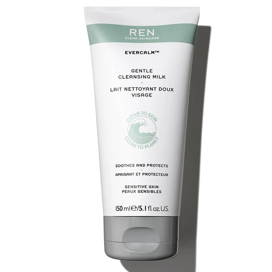 REN Clean Skincare Evercalm(TM) Sanfte, beruhigende und schützende Gesichtsreinigungsmilch für empfindliche Haut 150 ml