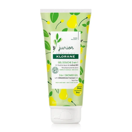 Klorane Junior Gel Doccia 2in1 Pera 200ml