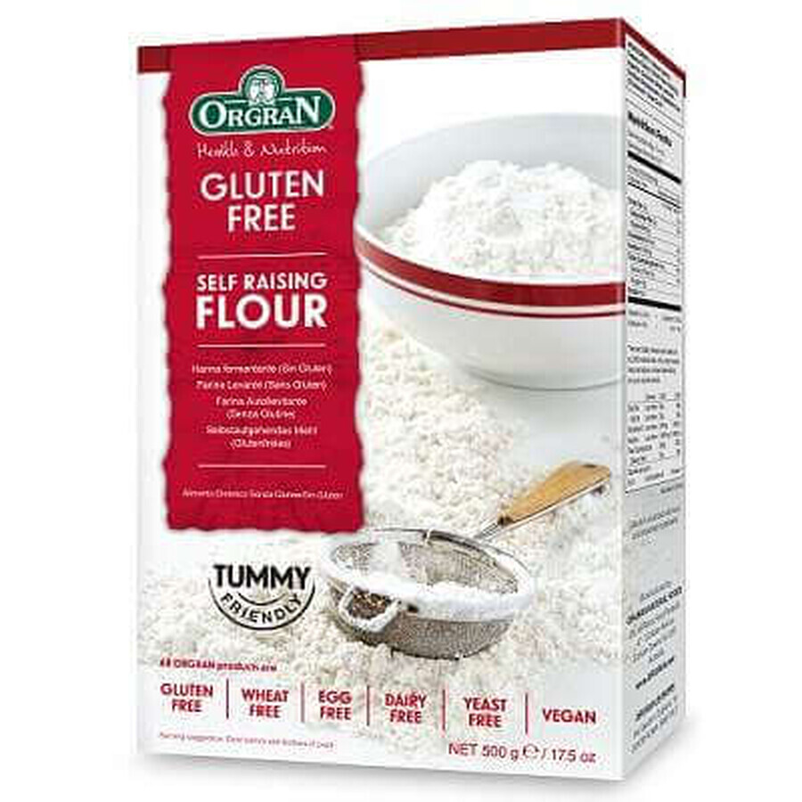 Glutenfreies Mehl mit Backpulver, 500 g, Orgran