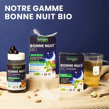 Santarome Bonne Nuit Infusion Schlaf und Entspannung Bio Orangengeschmack 20 Sachets