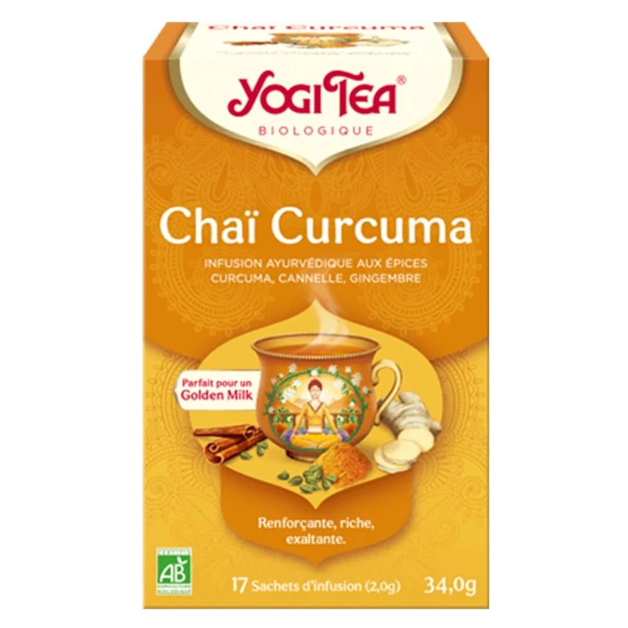Yogi Tee Bio Kurkuma Chai Aufguss 17 Sachets