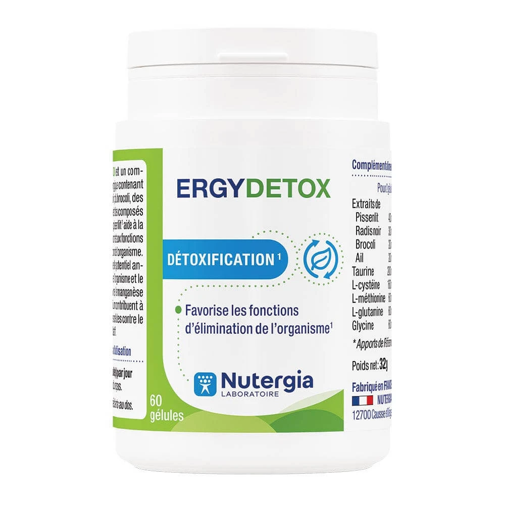 Nutergia Ergidetox Entgiftung 60 Kapseln