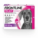 Frontline Tri-act Spot-on Câine 20-40 kg 3 pipete de 4 ml